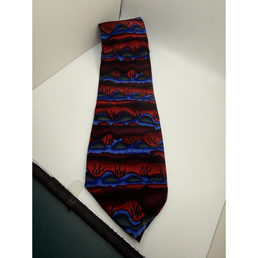 Jerry Garcia Duckworm Alarm Collection Fourteen 100% Silk Art Tie Abstract USA